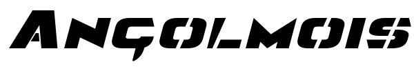 Angolmois font preview